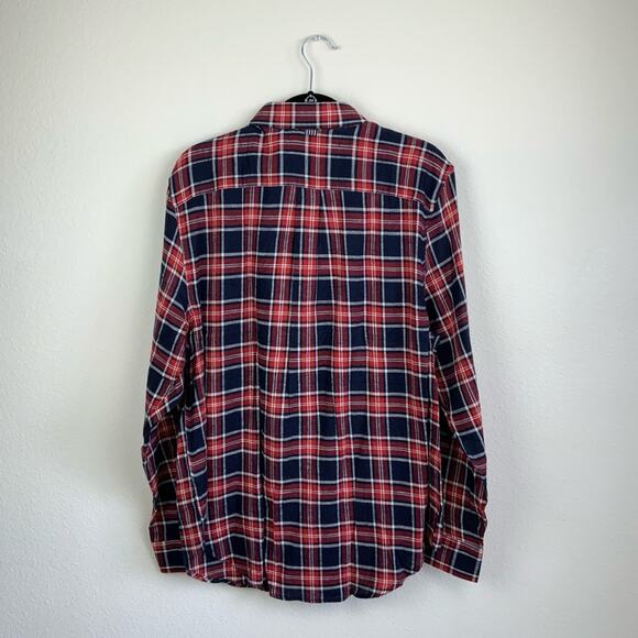 Five Four Kingsdale Red Plaid Button Shirt Red Multi Size XL - Picture 6 of 6